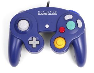 An official Nintendo Gamecube controller