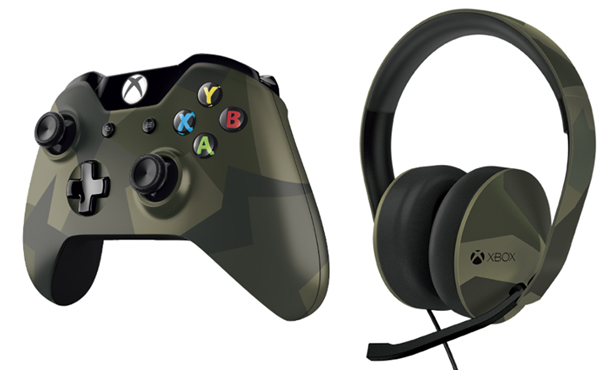 Armed Forces XBox Controller and Headset