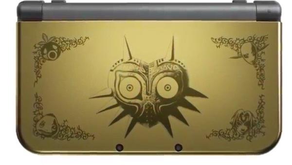 A picture of the Special Edition Majora's Mask New Nintendo 3DS XL