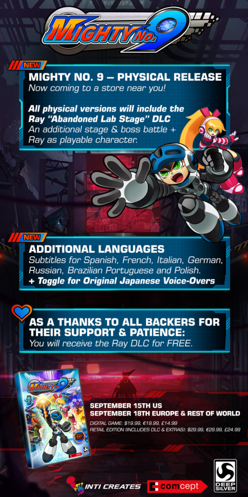 Mighty No. 9 Infographic