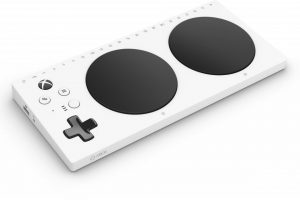 A picture of the XBox Adaptive Controller