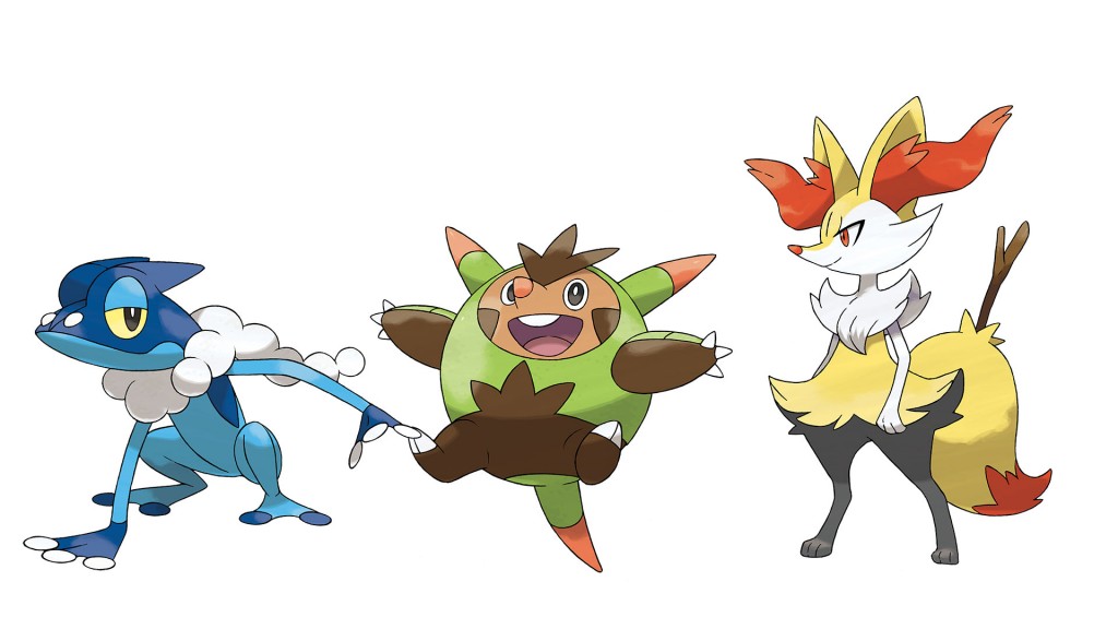 First Evolutions for Sixth-Gen Starters