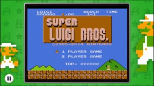 Super Luigi Bros Title Screen