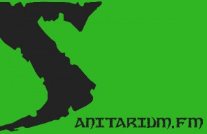 Sanitarium Grey On Green Transparent Small