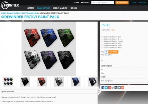 Elite Sidewinder Xmas Paint